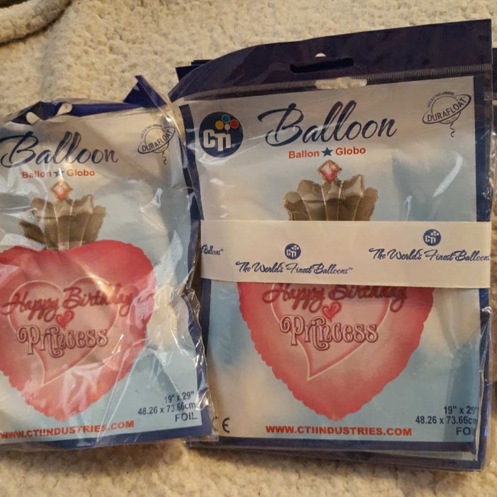 Lot of 5 Foil balloons